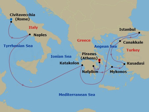 Cruise Map