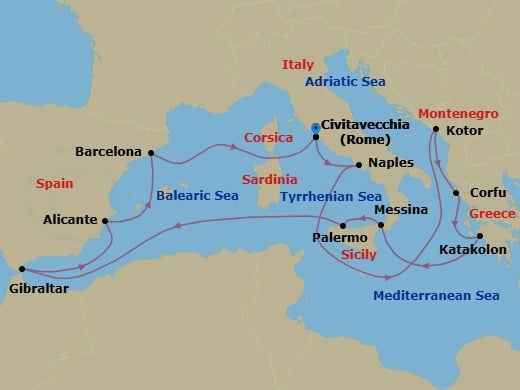 Cruise Map