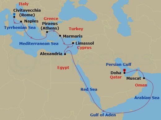 Cruise Map