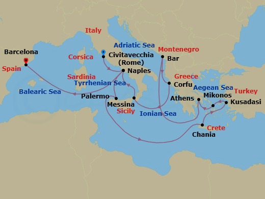 Cruise Map