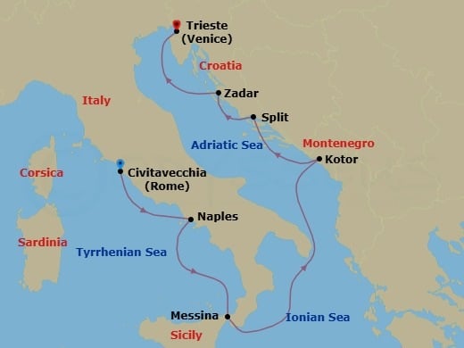 Cruise Map