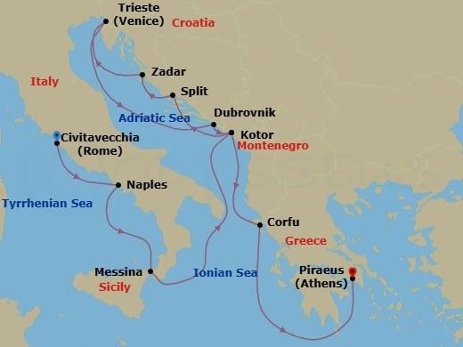Cruise Map