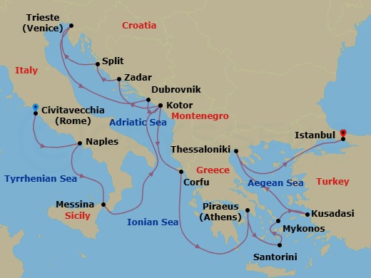 Cruise Map