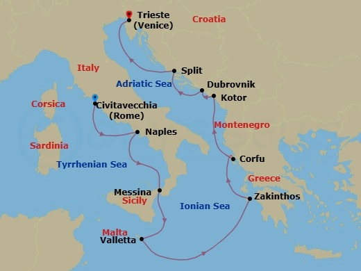 Cruise Map