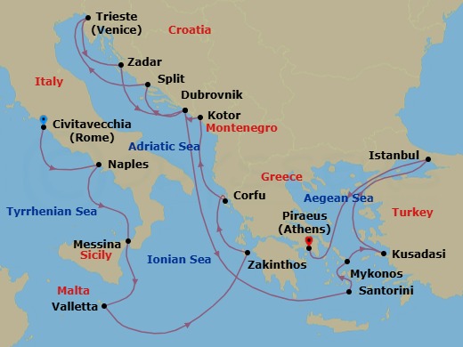 Cruise Map