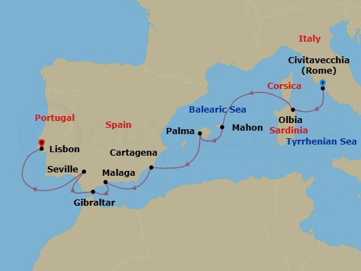 Cruise Map