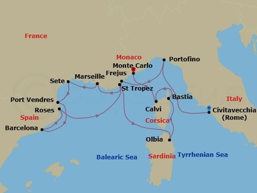 Cruise Map
