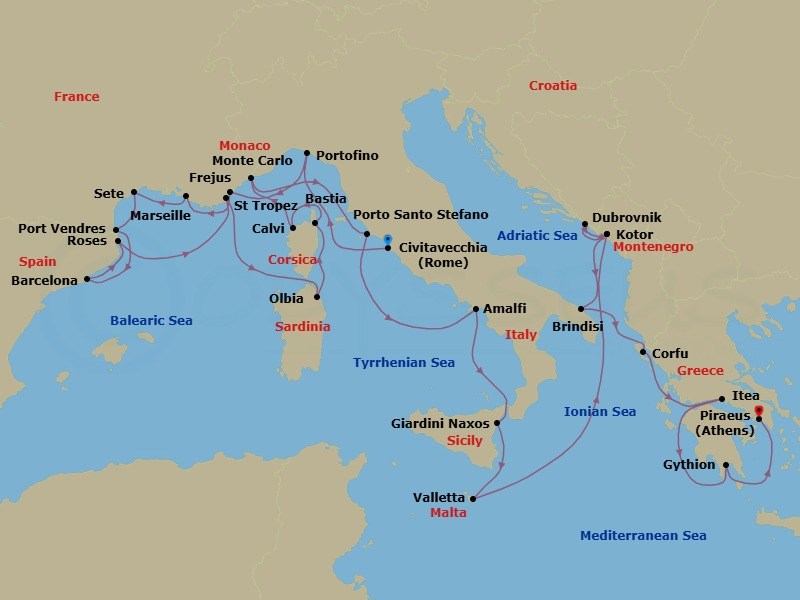 Cruise Map