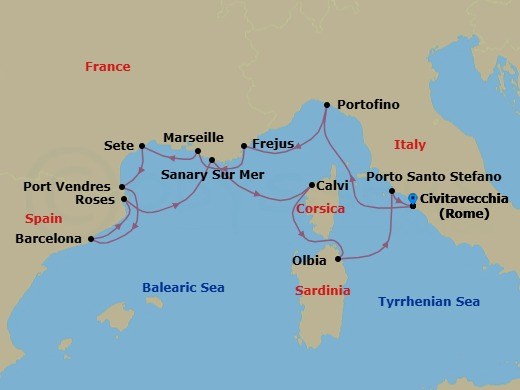 Cruise Map