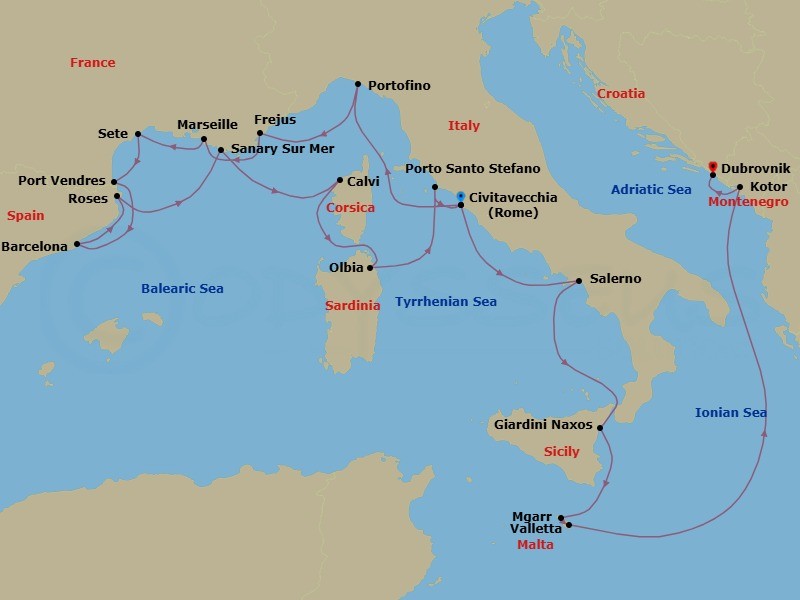 Cruise Map