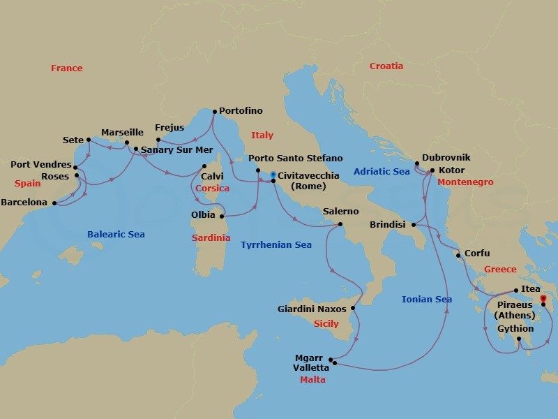 Cruise Map