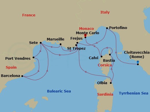 Cruise Map