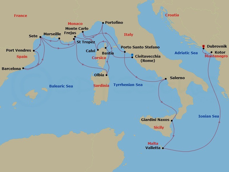 Cruise Map