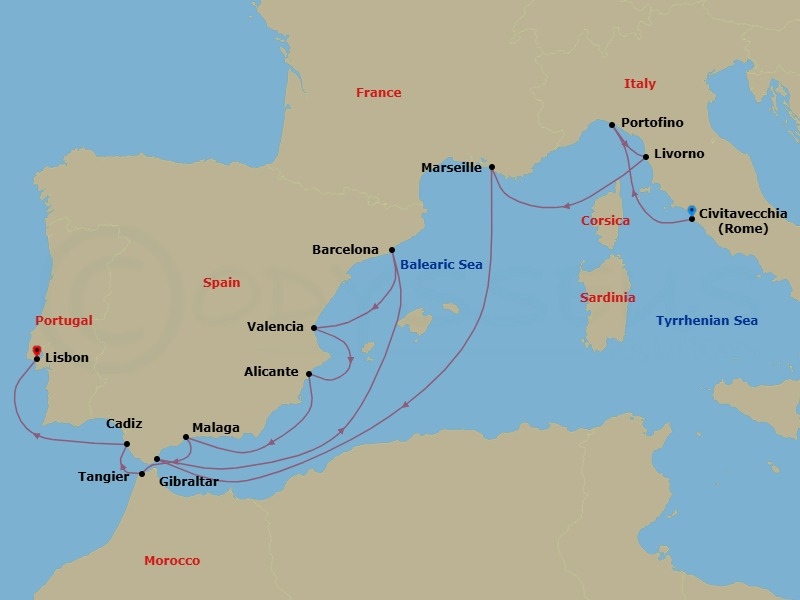 Cruise Map