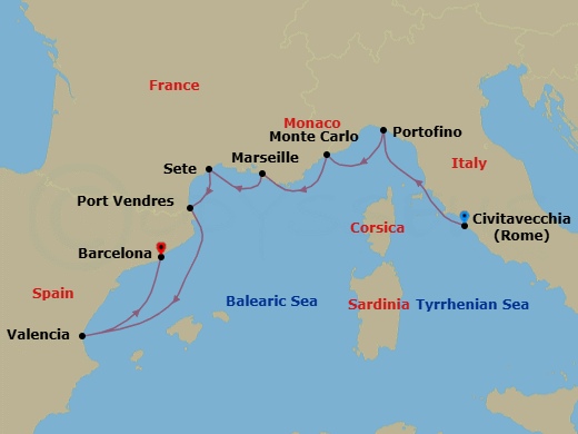 Cruise Map