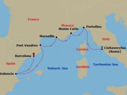Cruise Map
