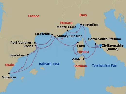 Cruise Map