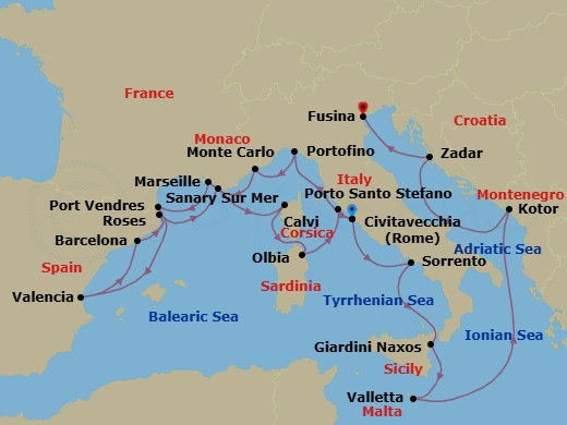 Cruise Map