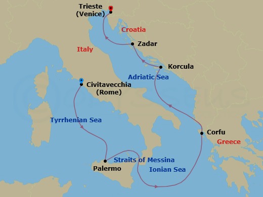 Cruise Map