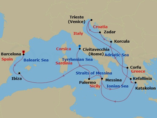 Cruise Map