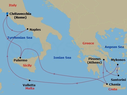 Cruise Map