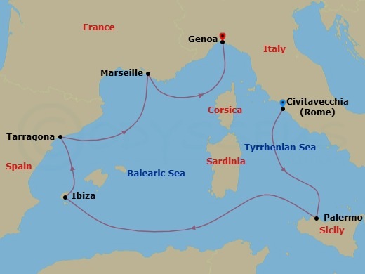 Cruise Map