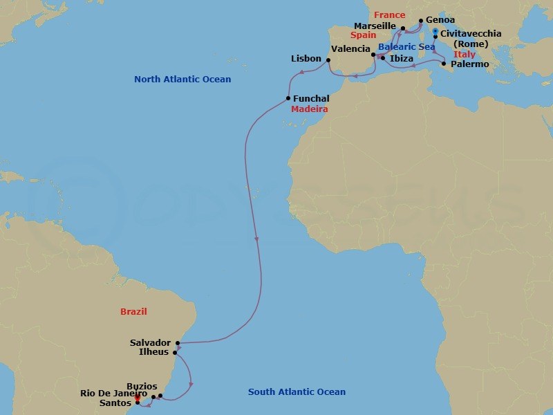Cruise Map