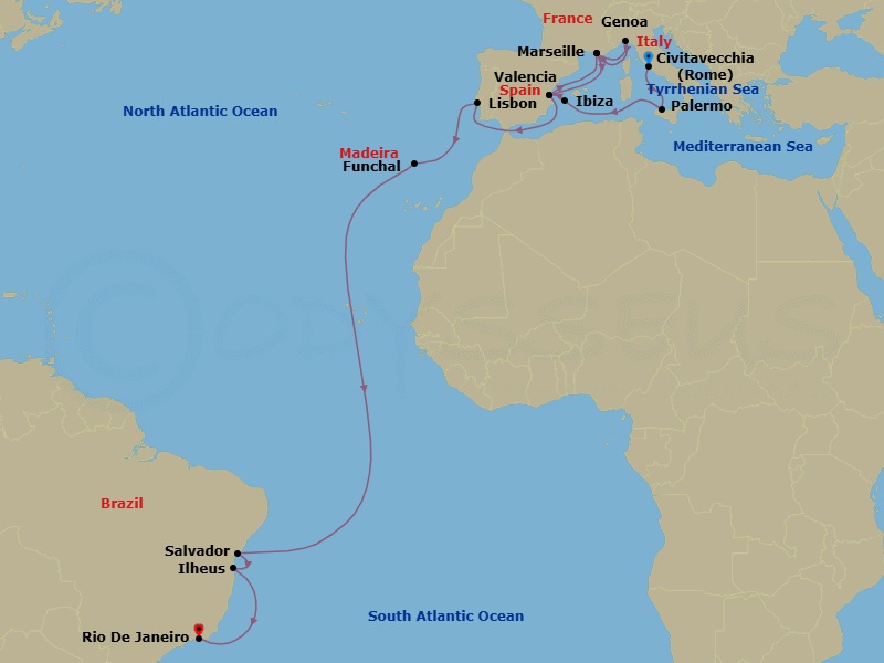 Cruise Map