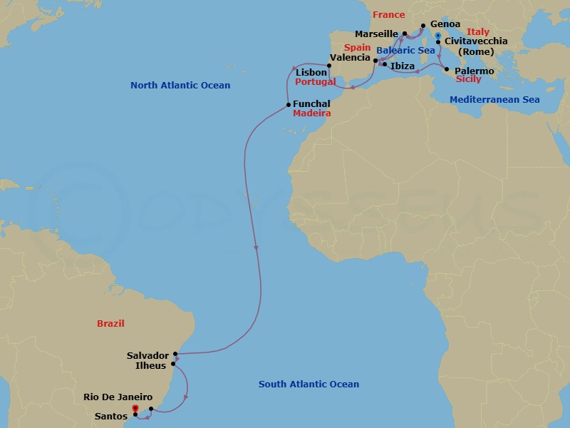 Cruise Map
