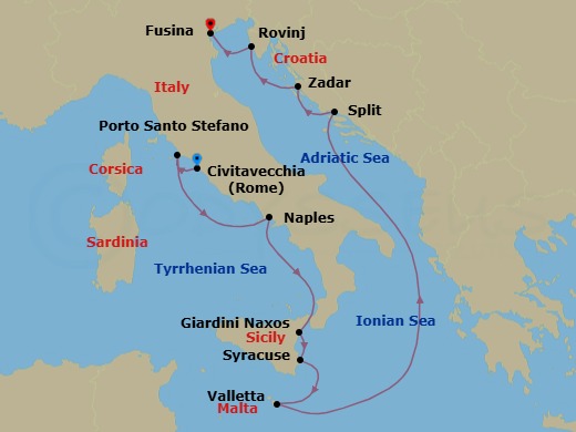 Cruise Map