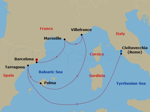 Cruise Map
