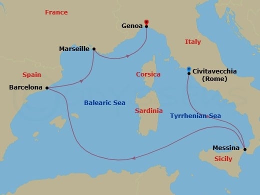 Cruise Map
