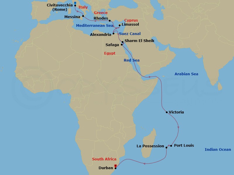 Cruise Map