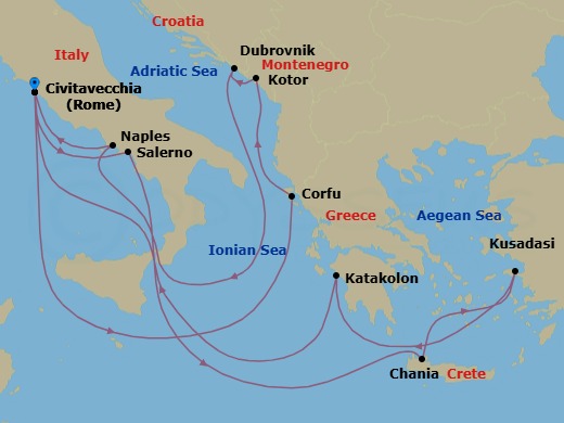 Cruise Map