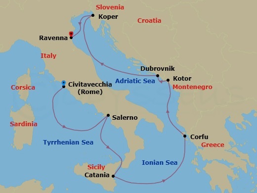Cruise Map