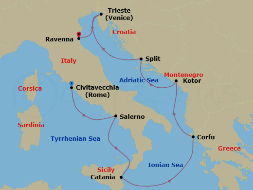 Cruise Map