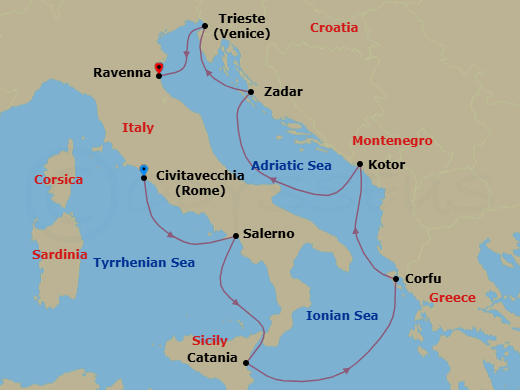 Cruise Map