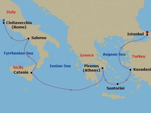 Cruise Map