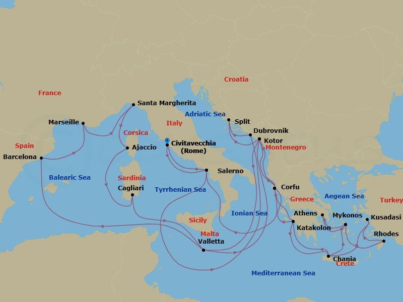 Cruise Map