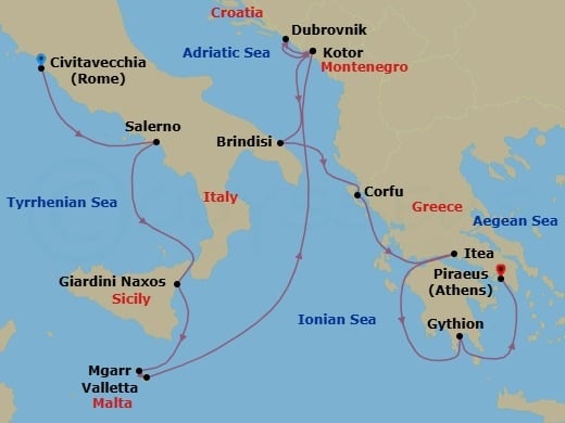 Cruise Map
