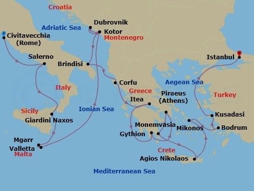 Cruise Map