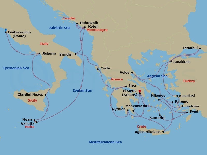 Cruise Map