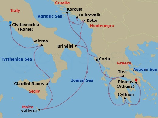 Cruise Map