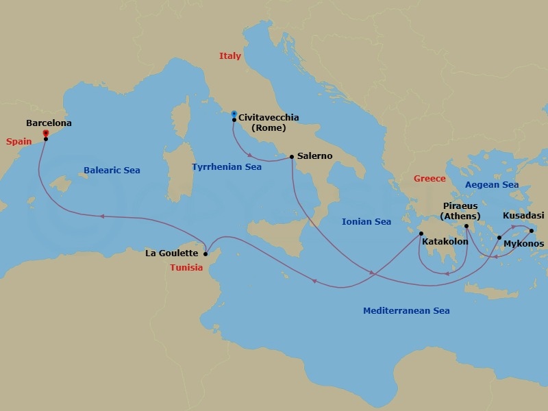 Cruise Map