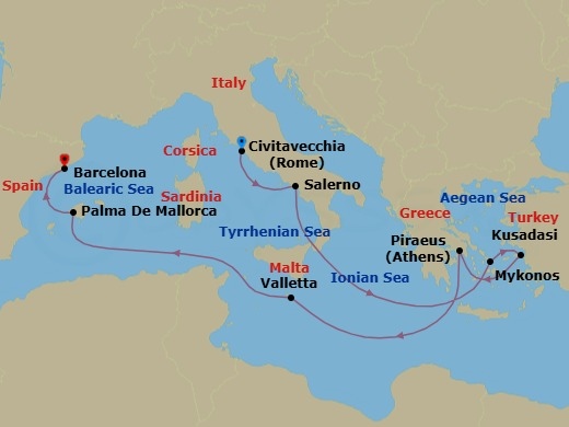 Cruise Map