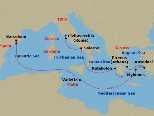 Cruise Map