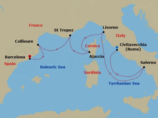Cruise Map