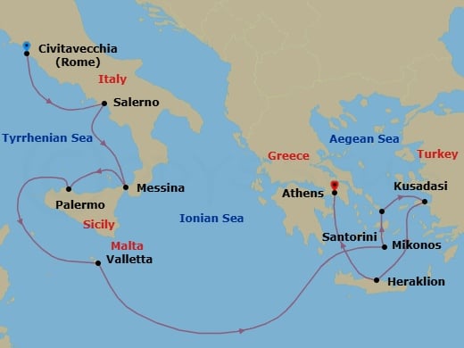 Cruise Map