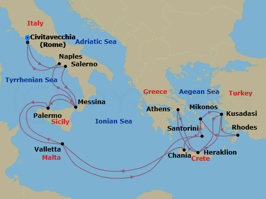 Cruise Map