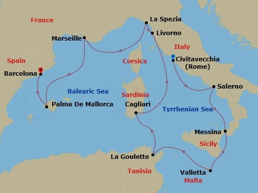 Cruise Map